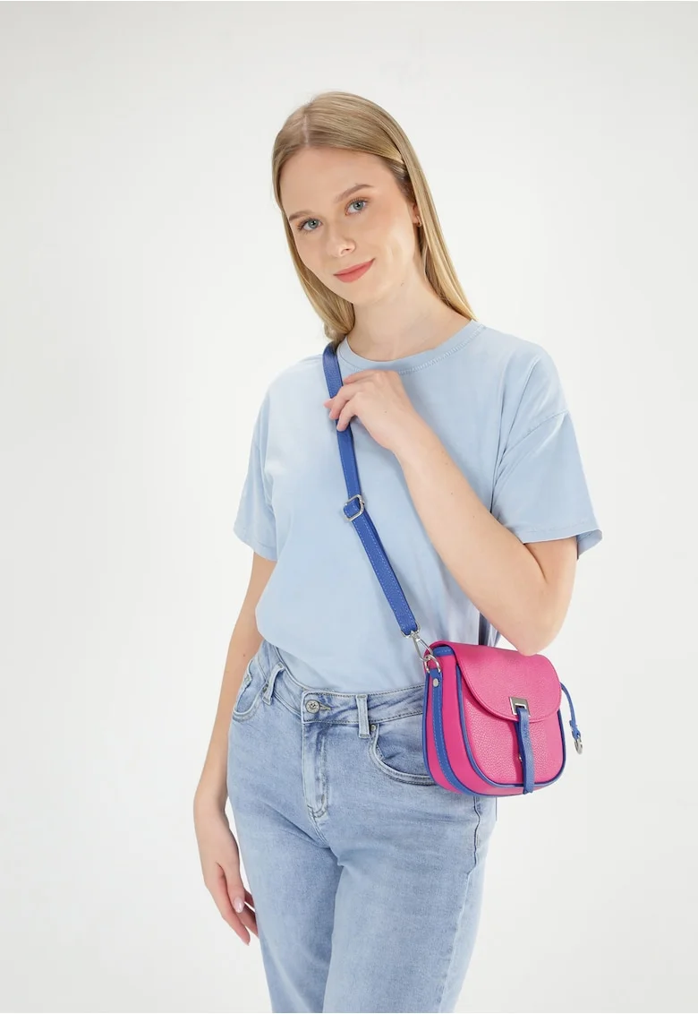 Geanta crossbody cu bareta detasabila