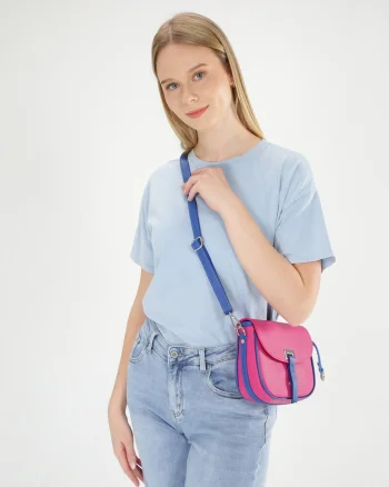 Geanta crossbody cu bareta detasabila