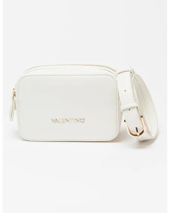 Geanta crossbody de piele ecologica Zero, Alb