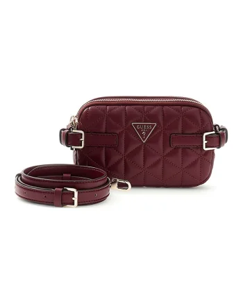 Geanta crossbody matlasata Paisleigh, Visiniu