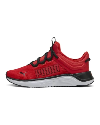 Pantofi slip-on de plasa, pentru alergare Softride Astro, Negru/Rosu vermillion