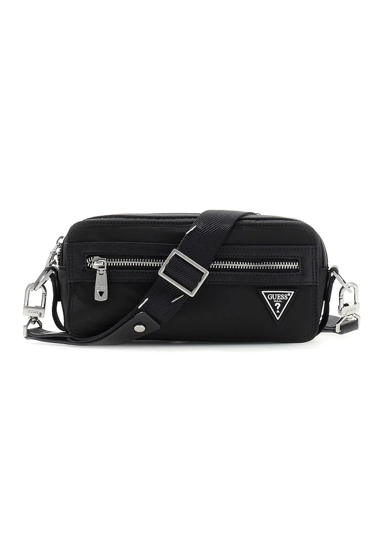 Geanta crossbody cu bareta ajustabila si detasabila Berlin, Negru