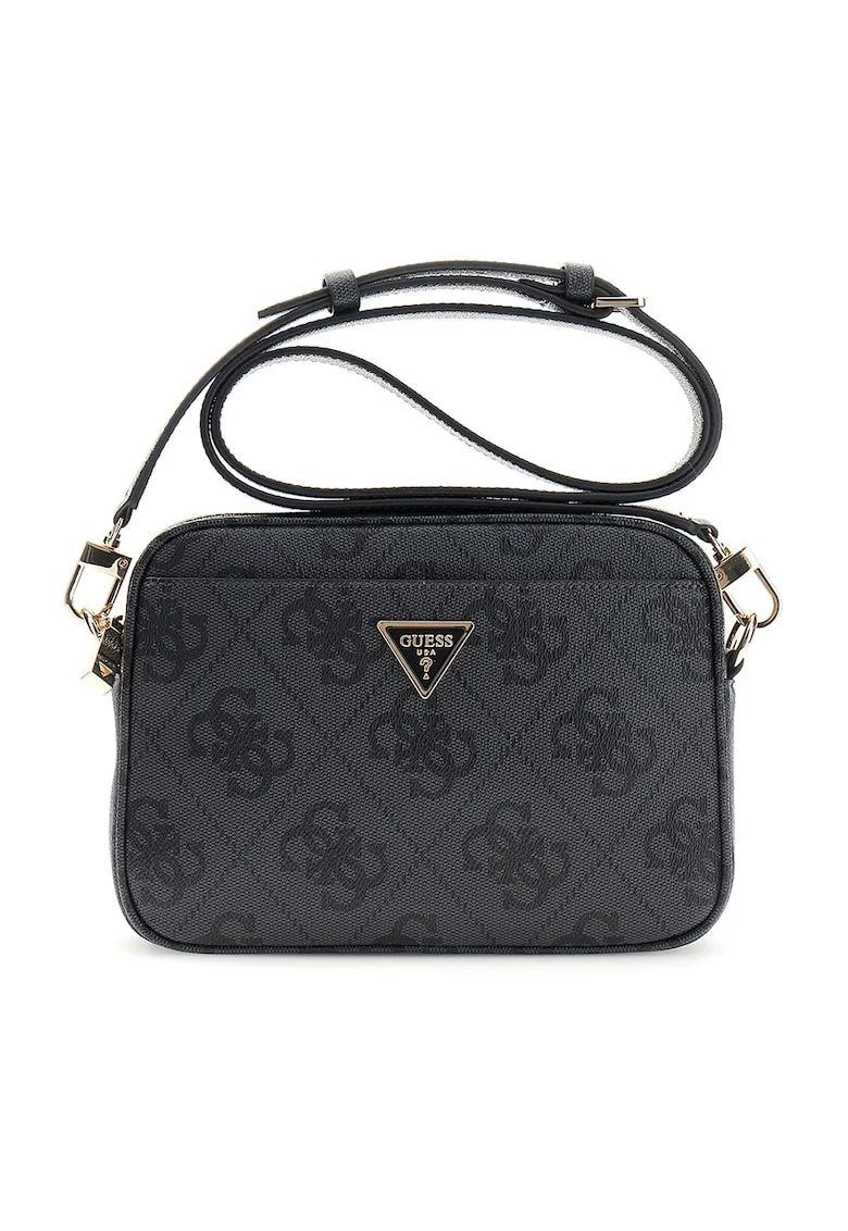 Geanta crossbody cu model Meridian, Negru