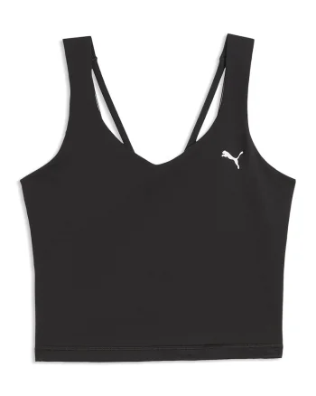 Bustiera cu logo pentru fitness Strong, Negru