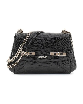 Geanta crossbody mica cu clapa Melinda, Negru