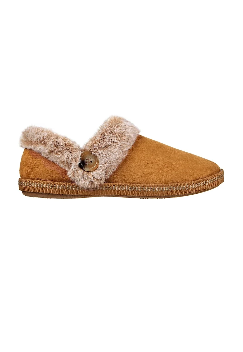Papuci de casa slip-on Cozy Campfire Fresh Toast, Caramel
