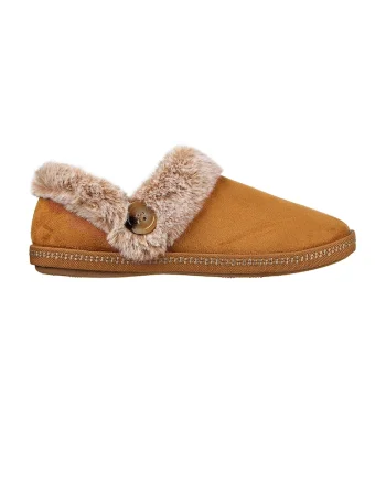 Papuci de casa slip-on Cozy Campfire Fresh Toast, Caramel