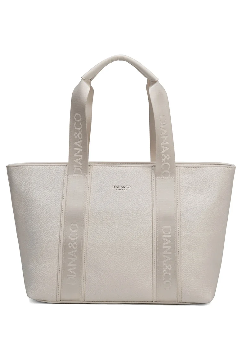 Geanta crossbody din piele ecologica Elara, Bej