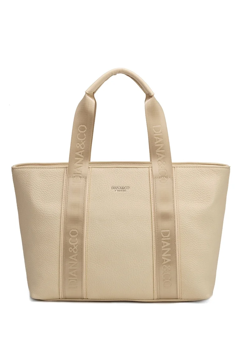 Geanta crossbody din piele ecologica Elara, Galben