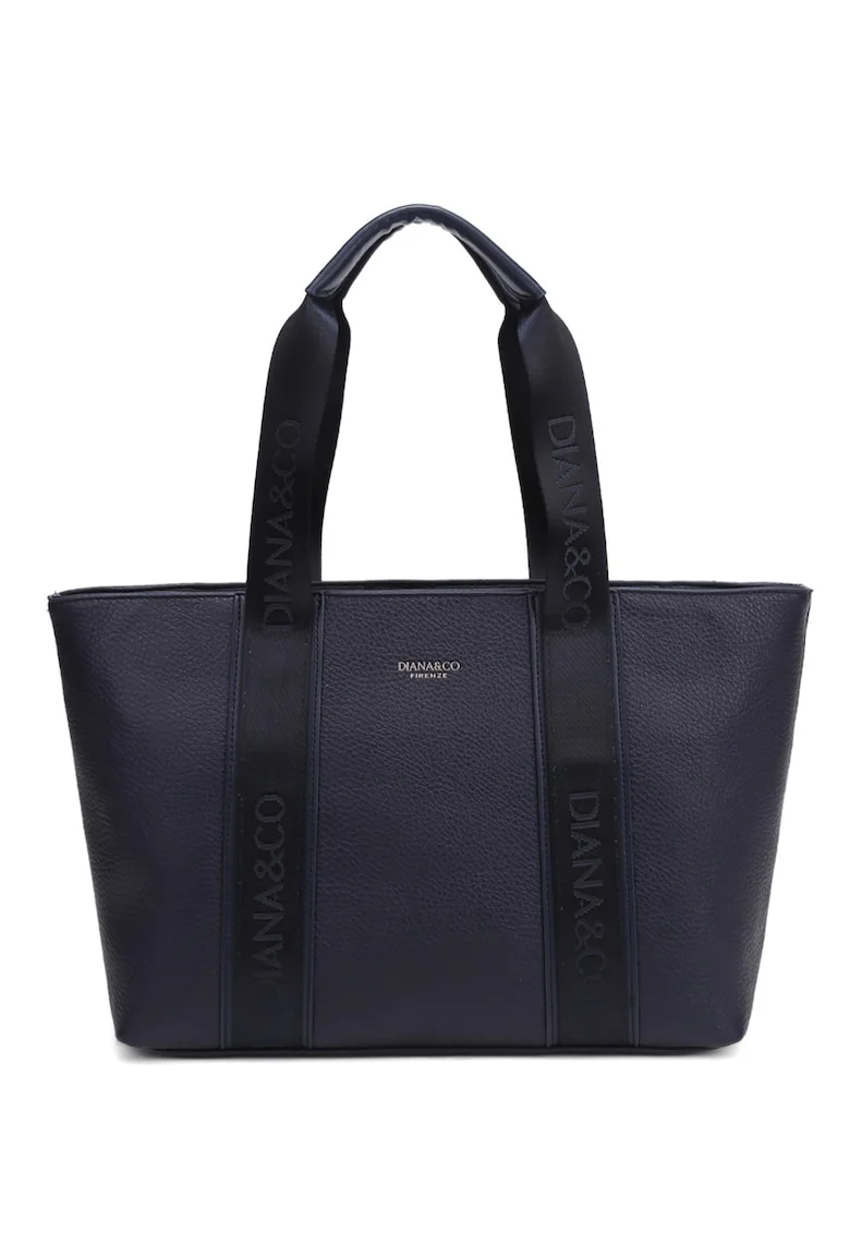 Geanta crossbody din piele ecologica Elara, Bleumarin