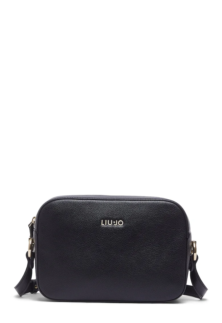 Geanta crossbody din piele ecologica, Negru