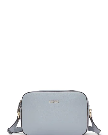 Geanta crossbody din piele ecologica, Gri