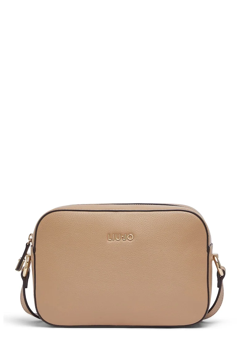 Geanta crossbody din piele ecologica, Maro camel