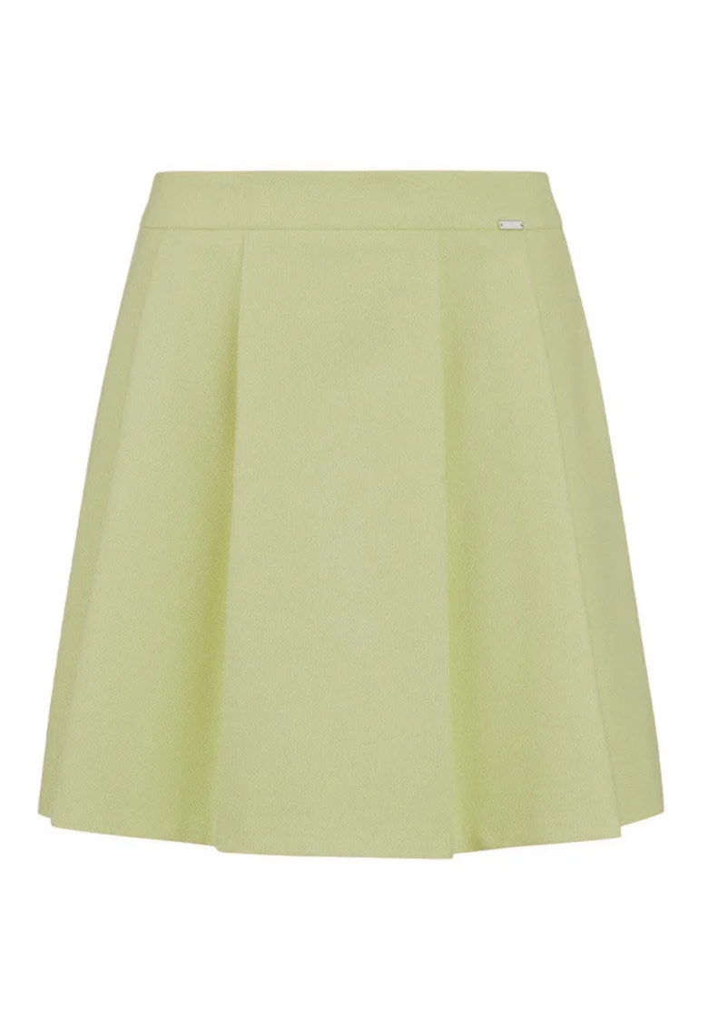 Fusta-pantaloni cu aspect plisat
