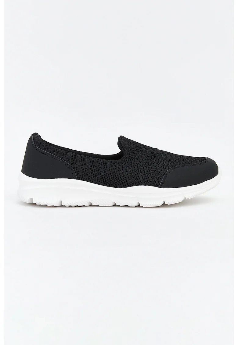 Pantofi sport slip-on de plasa, Negru