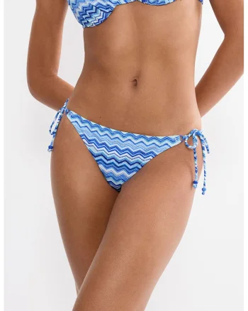 Slip brazilian Mix&Match Summer, Albastru glaciar/Albastru deschis