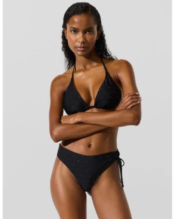 Slip cu strasuri, Negru