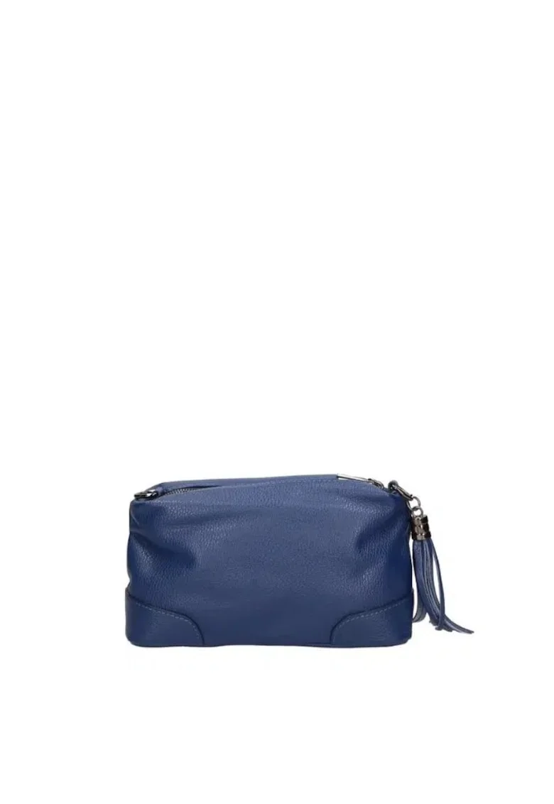 Crossbody dama din piele naturala  Altera, Albastru inchis, 28 x 14 x 13 cm