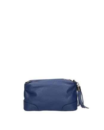 Crossbody dama din piele naturala  Altera, Albastru inchis, 28 x 14 x 13 cm