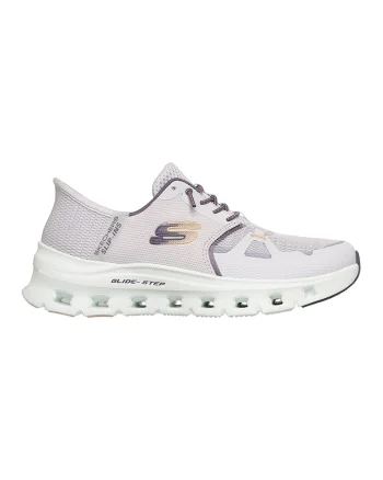 Pantofi sport slip-ins Glide Step Pro cu detaliu logo, Albastru lavanda