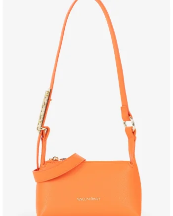 Geanta crossbody de piele ecologica, Portocaliu