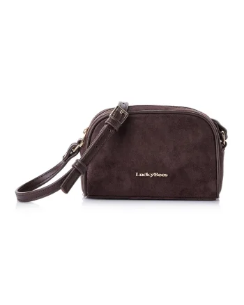 Geanta crossbody  din piele intoarsa sintetica
