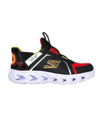 Pantofi sport slip-ins cu lumini led Hypno-Flash, Rosu/Negru/Galben