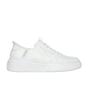 Pantofi sport Slip-Ins de piele ecologica, Alb