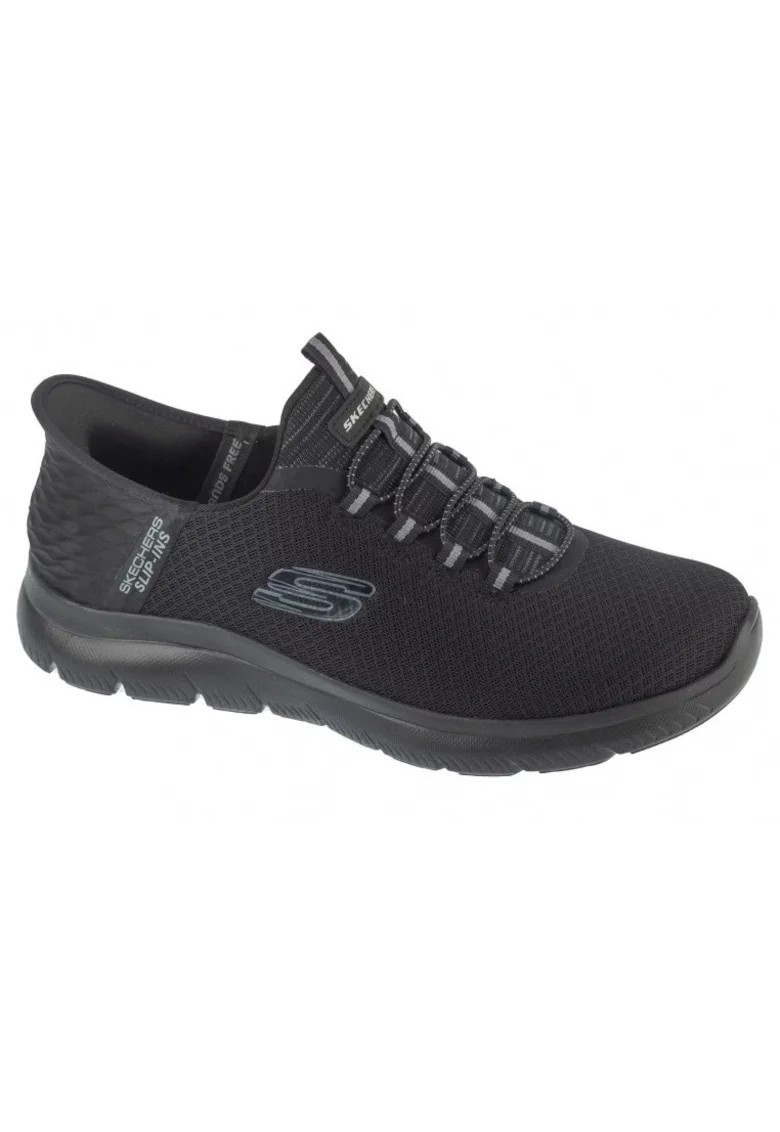 Pantofi sport barbati,  Slip-Ins Summits, negru, tesatura