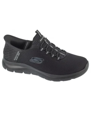 Pantofi sport barbati,  Slip-Ins Summits, negru, tesatura