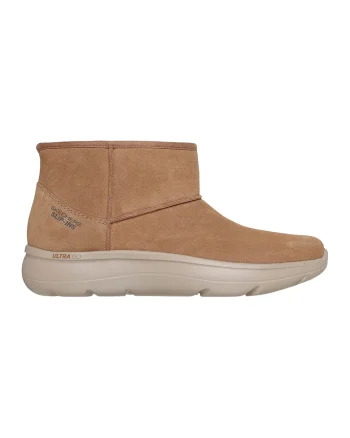 Ghete slip-ins din piele intoarsa, Bej