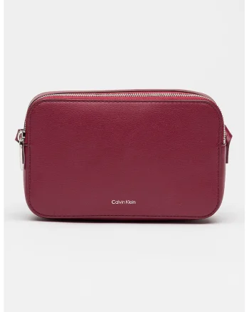 Geanta crossbody de piele ecologica cu bareta ajustabila Foil, Violet prafuit