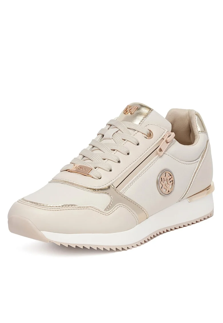 Adidasi sport femei  MI001013151W, bej, piele ecologica