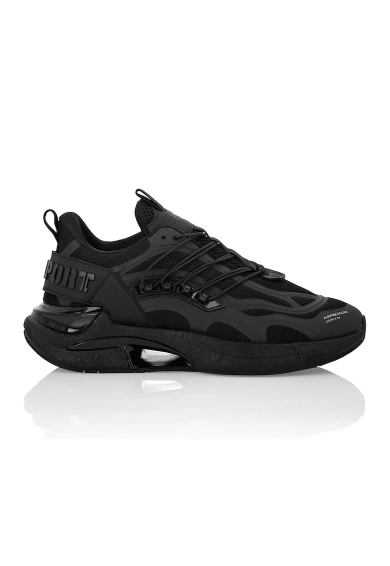 Pantofi sport textili slip-on Runner Air Pressure//Gen.X.04, Negru stins
