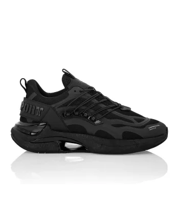 Pantofi sport textili slip-on Runner Air Pressure//Gen.X.04, Negru stins