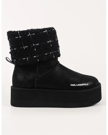 Ghete slip-on flatform cu logo