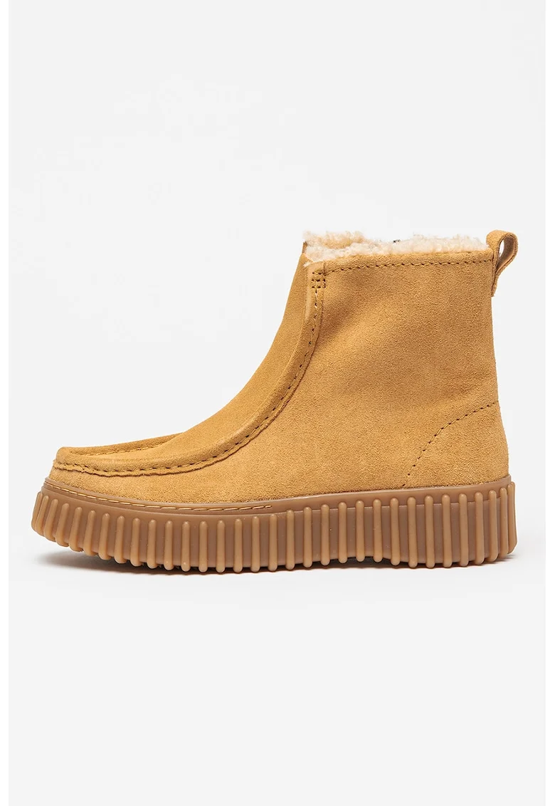 Ghete slip-on de piele intoarsa Torhill, Caramel