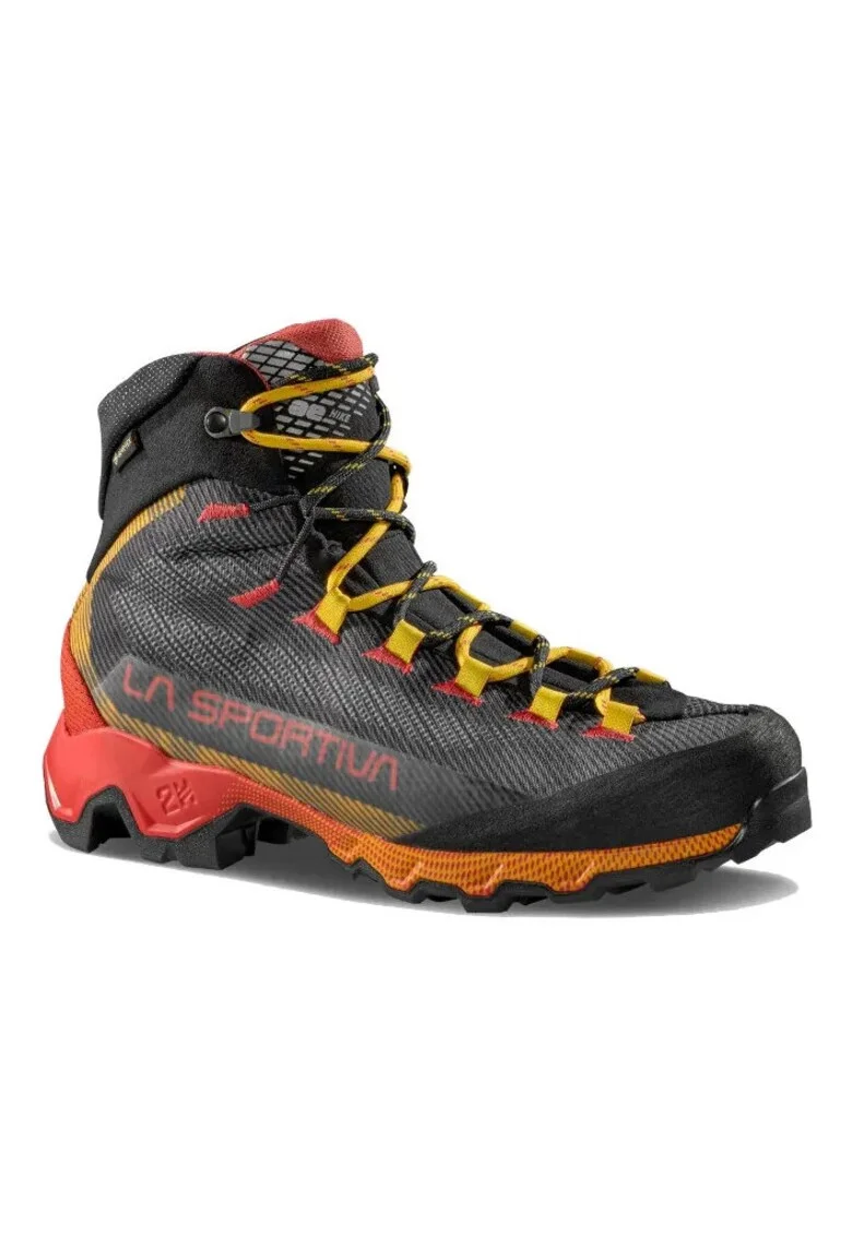 Bocanci de trekking  Aequilibrium Hike GTX, inaltime medie, impermeabili, gri-galben, material sintetic
