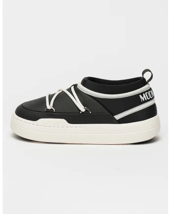 Pantofi sport slip-on din material rezistent la apa Park Icon, Alb/Negru