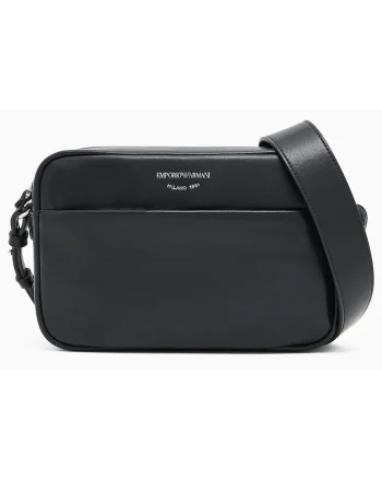 Geanta dama Emporio  EW003032AF19229-UC001, tip crossbody, piele ecologica, negru, inchidere cu fermoar, curea reglabila