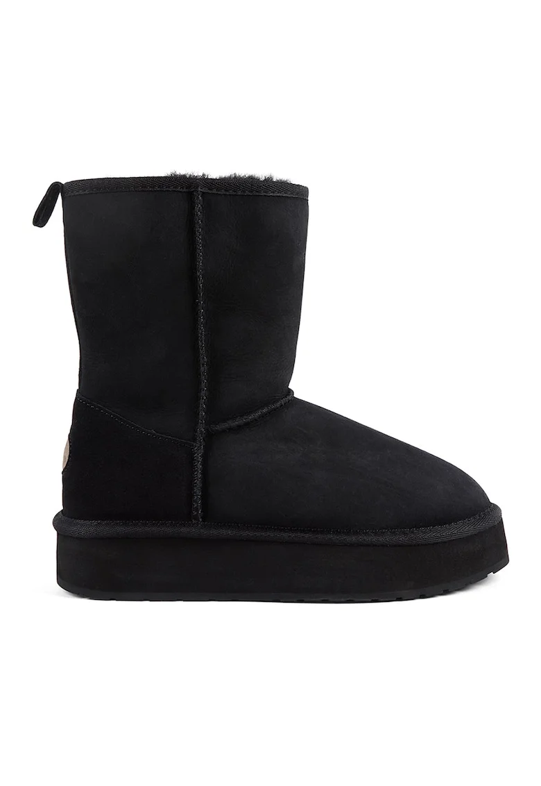 Ghete slip-on de piele intoarsa Wallaby Lo Teens, Negru