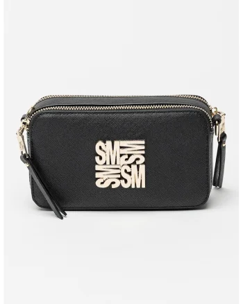 Geanta crossbody de piele ecologica Brisa, Negru