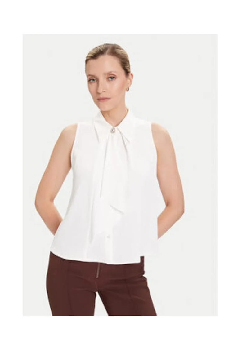 Bluza dama,  alb, material sintetic