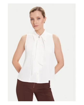 Bluza dama,  alb, material sintetic