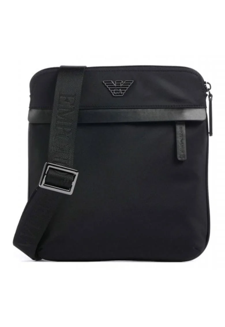 Geanta dama  Tsantaki Crossbody Logo, poliester, culoare mauro, dimensiune unica