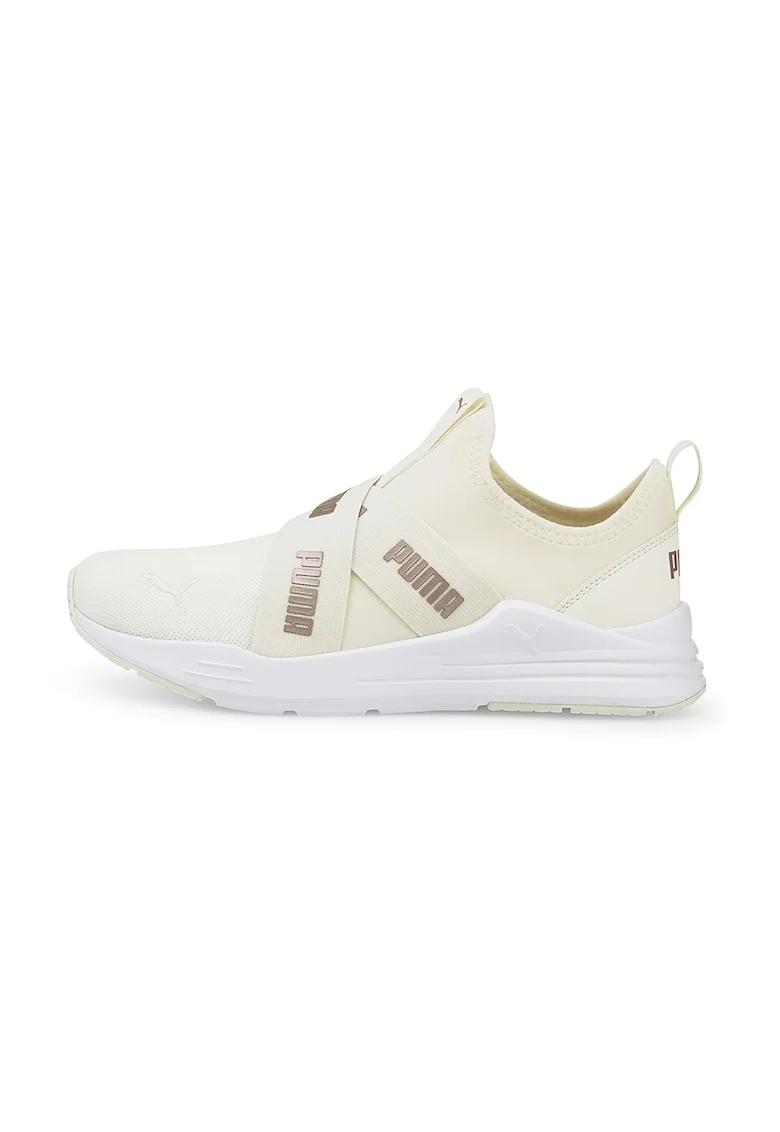 Pantofi sport slip-on Wired Run, Alb murdar