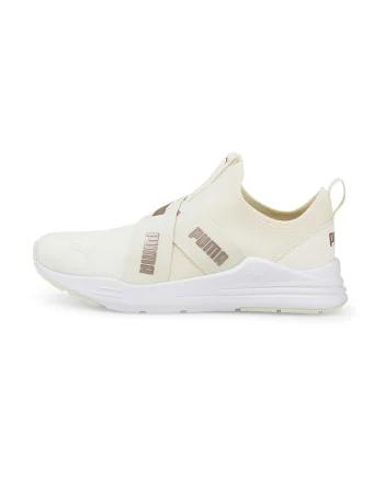 Pantofi sport slip-on Wired Run, Alb murdar