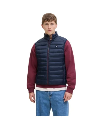 Vesta JACK &JONES Bradley Light Bodywarmer Collar 50163, Albastru inchis
