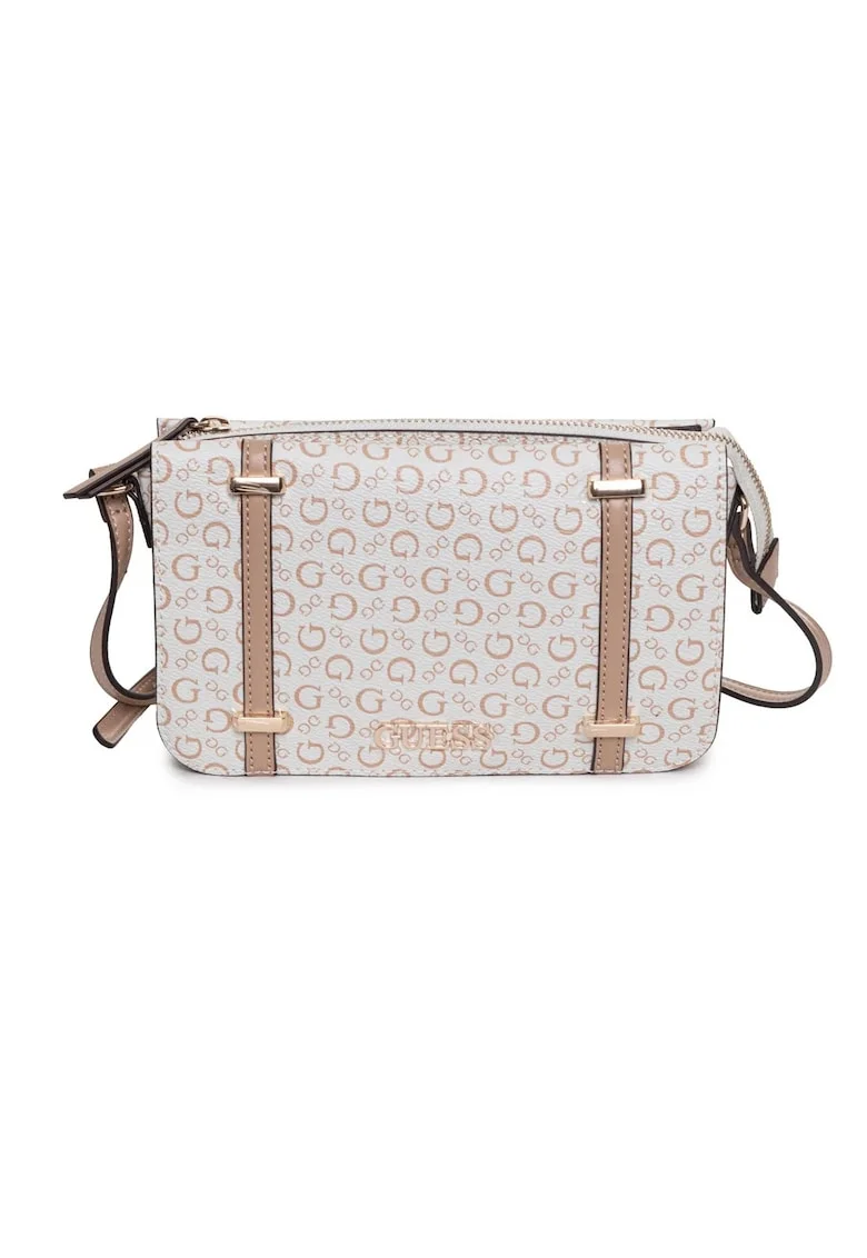 Geanta crossbody fin piele ecologica, Bej