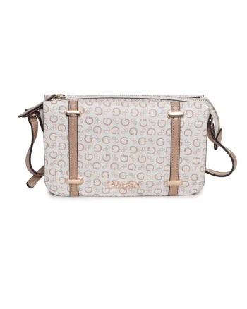 Geanta crossbody fin piele ecologica, Bej